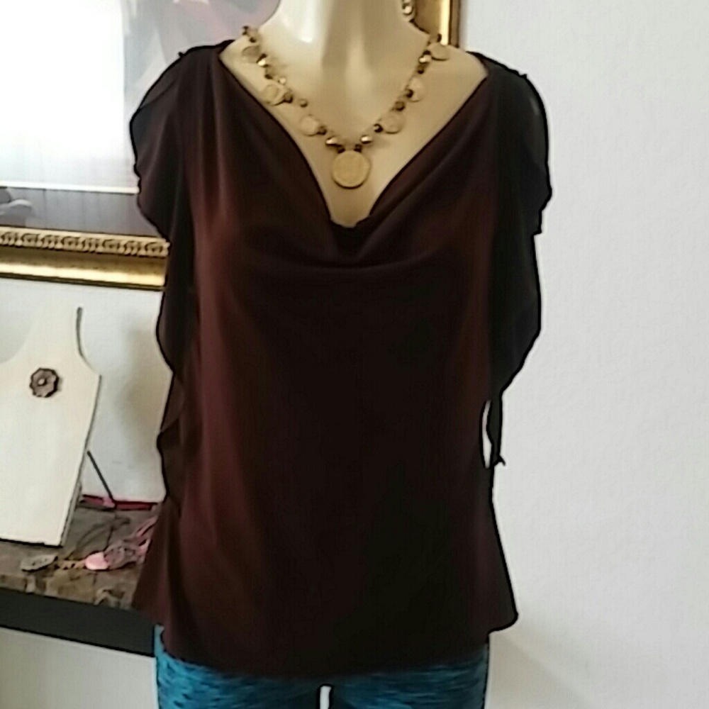 Party Blouse - brown